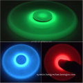 Glow in dark fingertips gyro / triangular rotation fingertips magic gyro/ LED flash decompression toys